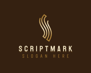 Luxury Business Letter S logo design