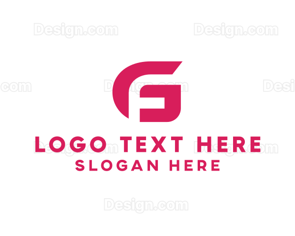 Cyber Tech Company Letter GF Logo