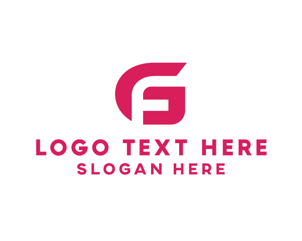 Letter Fg logo example 1