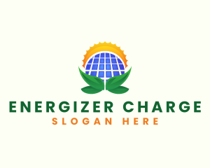 Solar Panel Power logo design