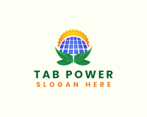 Solar Panel Power logo design