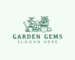 Landscaping Plants Gardening logo