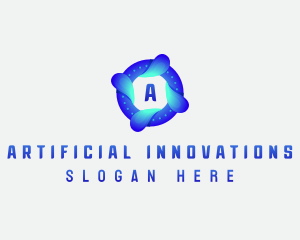 Artificial Intelligence Technology logo design