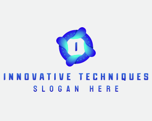 Artificial Intelligence Technology logo design