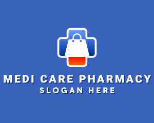 Medical Pharmacy Shopping logo design