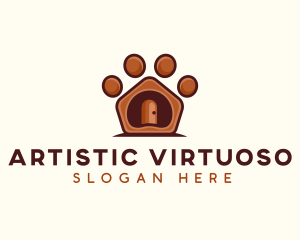 Pet Paw Kennel logo design