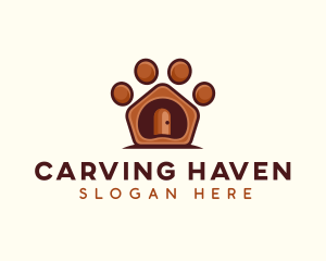 Pet Paw Kennel logo design