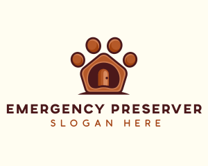 Pet Paw Kennel logo design