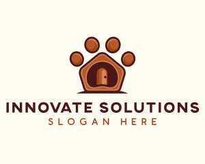 Pet Paw Kennel logo design