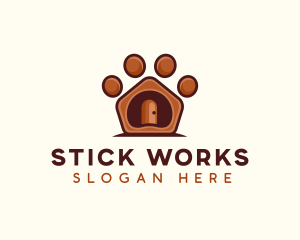 Pet Paw Kennel logo design