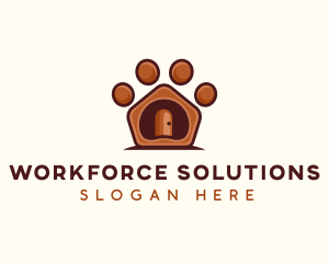 Pet Paw Kennel logo design