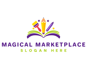 Book Fantasy Art Materials logo