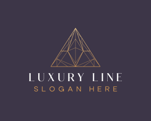 Luxury Pyramid Triangle logo design