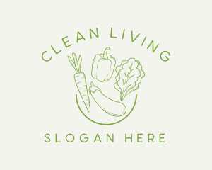 Healthy Food Vegetables logo