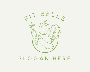 Healthy Food Vegetables logo design