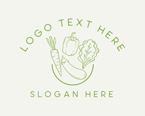 Food - Healthy Food Vegetables logo design
