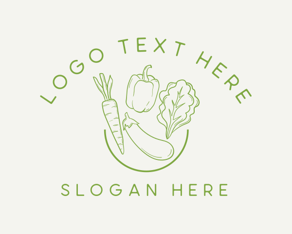 Vegetables logo example 3