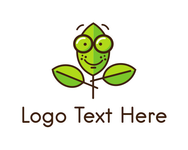 Green Leaf logo example 1