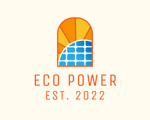 Solar Power Energy  logo design