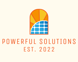 Solar Power Energy  logo design