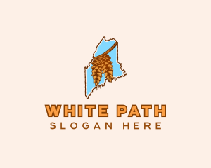 Maine White Pine Cone logo