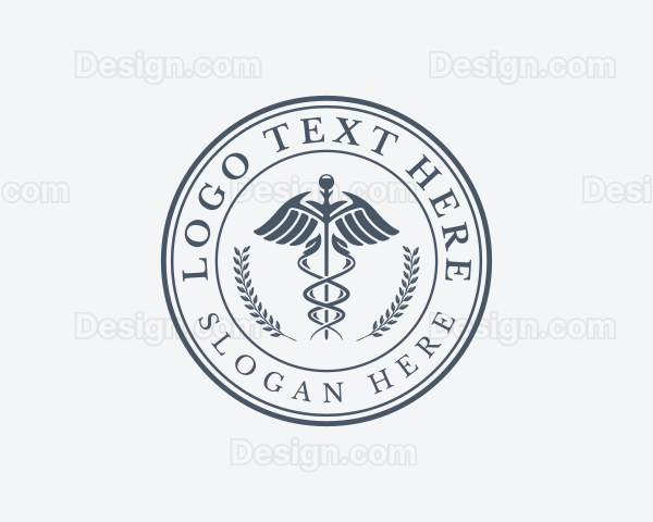 Pharmacy Caduceus Laboratory Logo