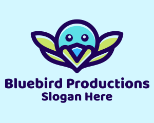 Bluebird Leaf Wings logo