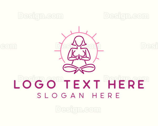 Yoga Spa Wellness Logo