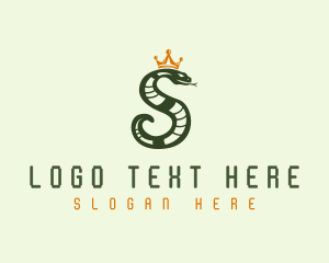 Crown Snake Letter S logo