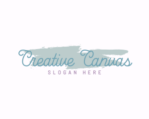 Artsy Calligraphy Wordmark logo