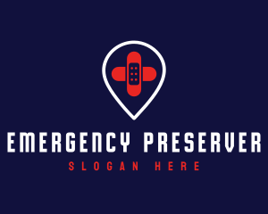 Medical Emergency Locator  logo design