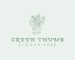 Garden Planter Landscaping logo design