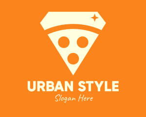 Shiny Pizza Restaurant Logo
