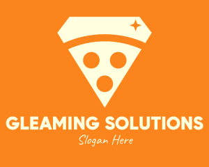 Shiny Pizza Restaurant logo design