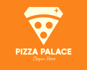 Shiny Pizza Restaurant logo design