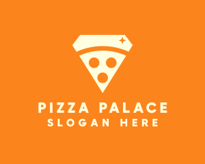 Shiny Pizza Restaurant logo design