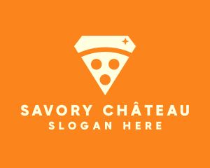 Shiny Pizza Restaurant logo design