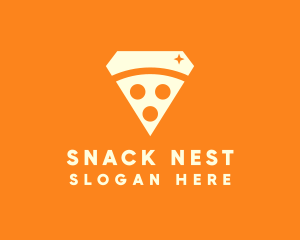 Shiny Pizza Restaurant logo design