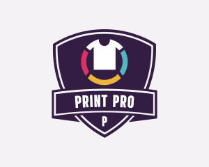 Shield T-Shirt Printing logo design