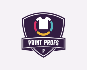 Shield T-Shirt Printing logo design