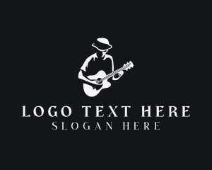 Guitar Musician Country Music Logo