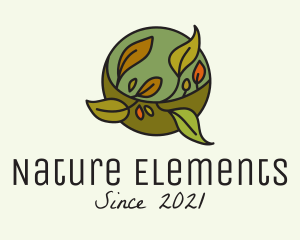 Nature Autumn Garden logo design