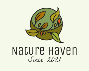 Nature Autumn Garden logo design