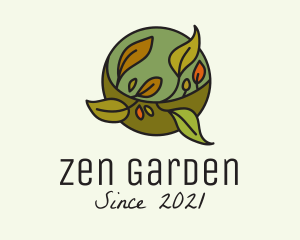 Nature Autumn Garden logo design