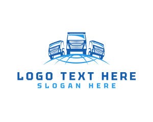 Truck Global Transportation Logistics logo