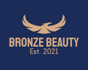 Bronze Patriotic Eagle  logo