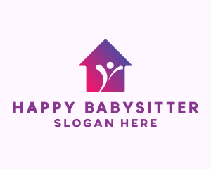 Happy House Owner logo design