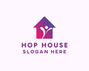 Happy House Owner logo design