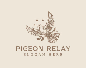 Dove Bird Pigeon logo