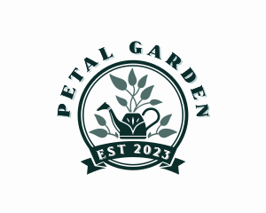 Landscaping Watering Can logo design